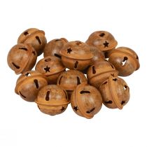 Product Decorative bells metal Christmas bells decoration rust 2cm 24 pcs