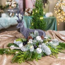 Product Decorative deer decorative figure decorative reindeer anthracite H28cm