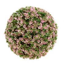 Product Decorative Ball Pink Green Flower Ball Artificial Ø18cm 1 pc