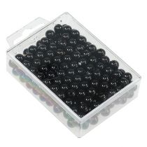 Product Decorative Beads Ø8mm Black 250 pcs