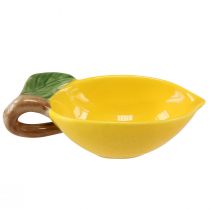 Product Decorative lemon bowl ceramic lemon bowl yellow 17×8cm