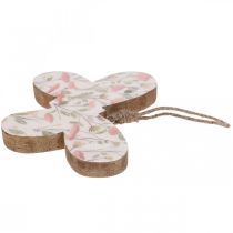 Product Deco butterfly wooden deco pendant pattern 15x12x2cm