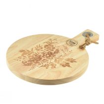 Product Decorative cutting board round mango wood serving board wood Ø26cm