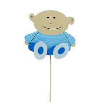 Product Decorative plug baby blue 5cm L25cm 20 pcs