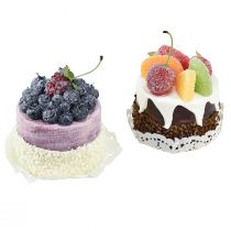 Product Decorative cakes with fruits food dummies Ø8cm 2 pcs