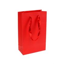 Deko bag for gift red 12cm x 19cm 1pc