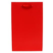 Deko bag for gift red 12cm x 19cm 1pc