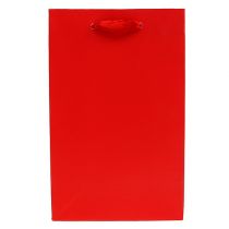 Deco bag for gift red 12cm x19cm 1pc