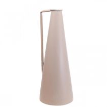 Product Decorative vase metal decorative jug pink conical 15x14.5x38cm