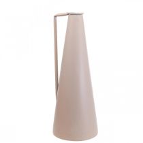 Product Decorative vase metal decorative jug pink conical 15x14.5x38cm