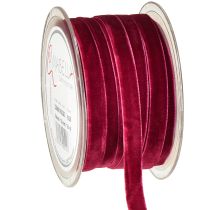 Product Decorative ribbons Velvet Erika 10mm 20m