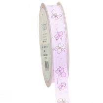 Product Decorative Ribbon Flowers Spring Gift Ribbon Lilac 15mm 20m