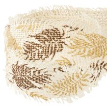 Product Decorative ribbon rainforest cotton ribbon brown 30mm 15m