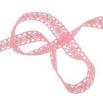 Product Gift ribbon for decoration lace 16mm 20m pink