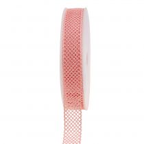 Gift ribbon for decoration lace 21mm 20m pink