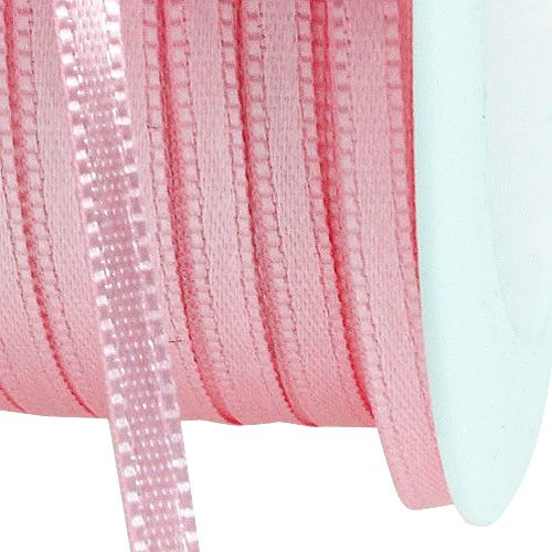 Gift and decoration ribbon 3mm x 50m pastel pink