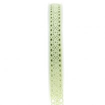 Product Decorative ribbon lace green 16mm 20m