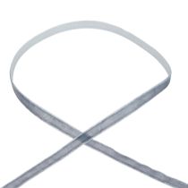 Decorative ribbon velvet ribbon gift ribbon velvet gray 10mm 20m