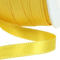 Product Decorative ribbon gift ribbon yellow taffeta 3mm x 50m