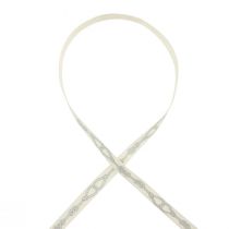 Product Decorative ribbon maritime cotton ribbon cream ropes 15mm 20m