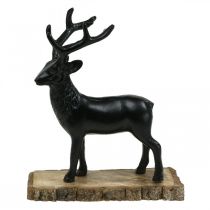 Product Deco Deer Deco Reindeer Metal Wood Black H25cm