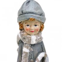 Product Deco figures winter children figures girls H19cm 2pcs