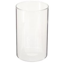 Product Decorative glass, table decoration, flower vase colorless Ø9cm H15cm