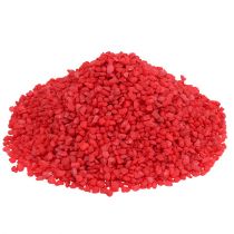 Product Decorative granulate red decorative stones 2mm - 3mm 2kg