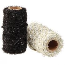Product Decorative cord glitter black beige white W1.5mm L25m 2 pcs