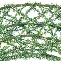 Product Green Metallic Wire Mesh Wreath Set for DIY Projects, 19cm, 2 Pieces