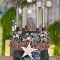Decorative wreath eucalyptus green Artificial eucalyptus wreath Ø32cm