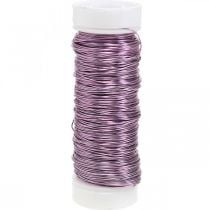 Deco wire Ø0.30mm 30g/50m lavender