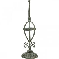 Wreath holder metal antique look, table decoration shabby chic H51cm