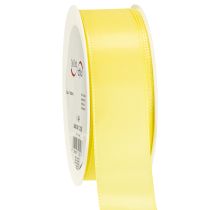 Product Decorative ribbon taffeta ribbon gift ribbon light yellow 40mm 50m