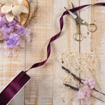 Product Decorative Berry-Coloured Satin Ribbon 10mm x 50m for Gift Wrapping and Indoor Decoration
