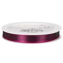 Product Berry-Coloured Taft Ribbon 15mm x 50m with Woven Edge for Gift Wrapping and Decorations