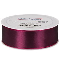 Product Purple Satin Effect Ribbon 25mm x 50m for Decoration and Crafting
