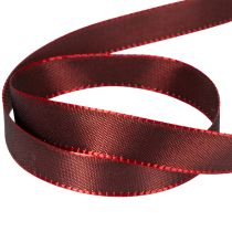 Product Decorative Burgundy Taffeta Ribbon 15mm x 50m for Crafting and Gift Wrapping