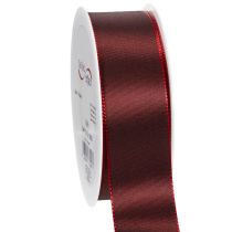 Product Red Taffeta Ribbon 40mm x 50m for Decoration and Crafts