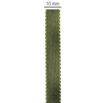 Product Dark Green Narrow Taffeta Ribbon 10mm x 50m - Decorative Gift Wrap and Crafting