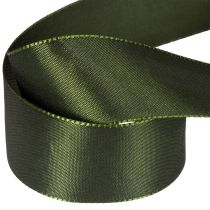 Product Satin Ribbon for Gift Wrapping Moss Green Taft 40mm x 5m