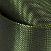 Product Satin Ribbon for Gift Wrapping Moss Green Taft 40mm x 5m