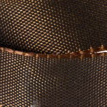 Product Brown Tafetta Ribbon for Decorative Use, 15mm Wide, 10m Roll