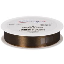 Product Brown Taffeta Ribbon Roll 25mm x 50m for Decorative Use