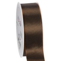Product Wide Brown Taffeta Ribbon 40mm x 50m for Gift Wrapping and Decorations