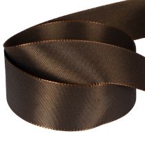 Product Wide Brown Taffeta Ribbon 40mm x 50m for Gift Wrapping and Decorations