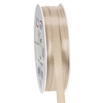 Product Beige Satin Ribbon 10mm x 50m for Wrapping and Decoration