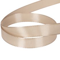 Product Satin Ribbon Taft Beige 15mm x 50m for Indoor Decorations