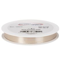 Product Satin Ribbon Taft Beige 15mm x 50m for Indoor Decorations