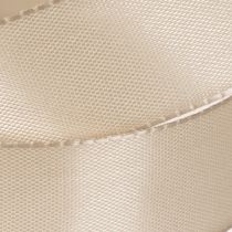 Product Beige Satin Decorative Ribbon 25mm x 50m